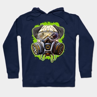 Apocalypse Pug With Gas Mask Hoodie